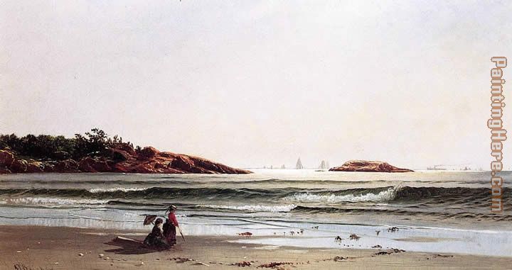 Indian Rock Narragansett Bay painting - Alfred Thompson Bricher Indian Rock Narragansett Bay art painting